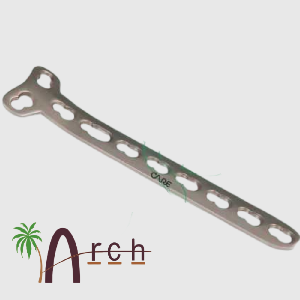 Locking T-Plate Single Curved 4.5/5.0mm